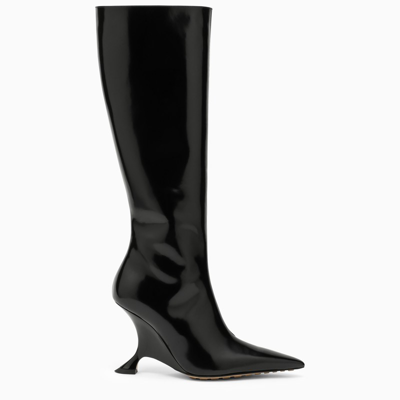 Shop Bottega Veneta | Black Leather Rocket High Boot