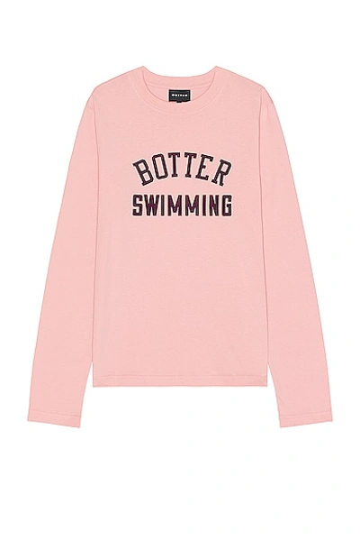 Shop Botter Swimming T-shirt In Pink