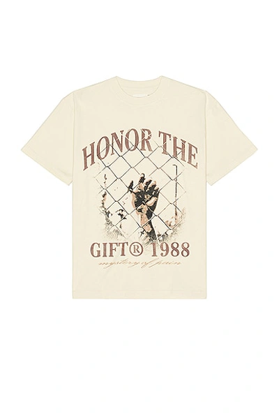 Shop Honor The Gift Mystery Of Pain Tee In Bone