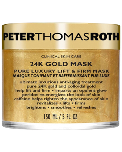 Shop Peter Thomas Roth 5oz 24k Gold Pure Luxury Lift And Firm Mask