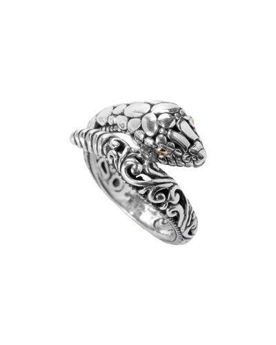 Shop Samuel B. Samuel B 18k & Silver Snake Bypass Ring