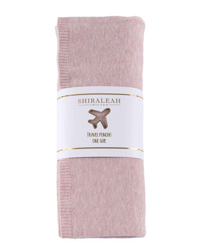Shop Shiraleah Francoise Travel Poncho In Pink