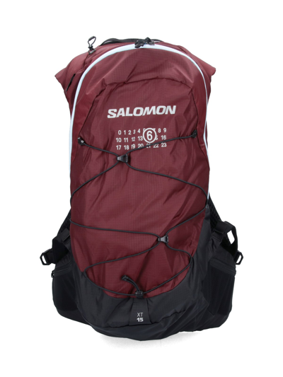 Shop Mm6 Maison Margiela X Salomon 'xt-15' Backpack In Red