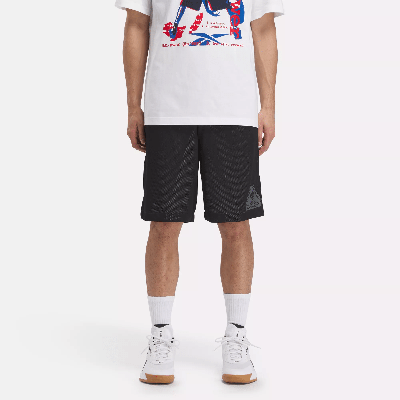 Shop Reebok Men's Basketball Above The Rim Shorts In Black