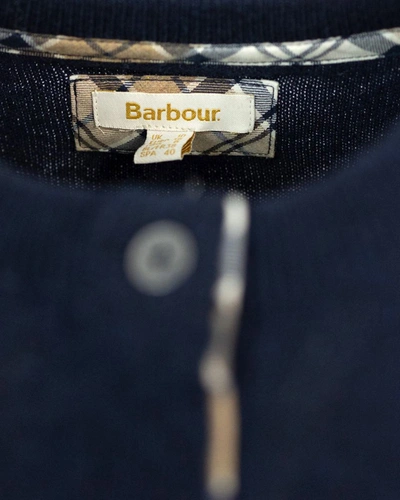 Shop Barbour Sweater In Blues And Greens