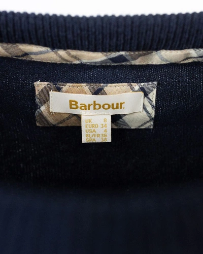 Shop Barbour Sweater In Blues And Greens