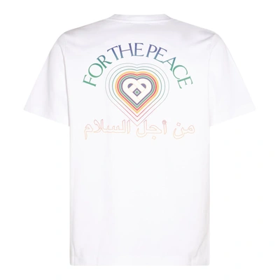 Shop Casablanca T-shirts And Polos In For The Peace Gradient