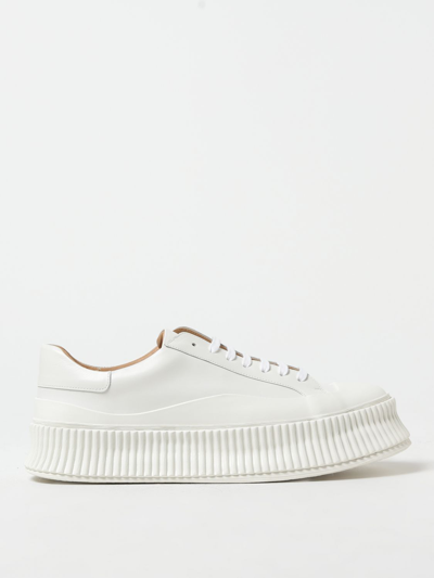 Jil Sander Street Style Plain Sneakers In Beige