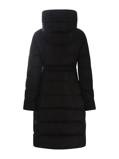 Moncler Black Avocette Down Jacket In Nero