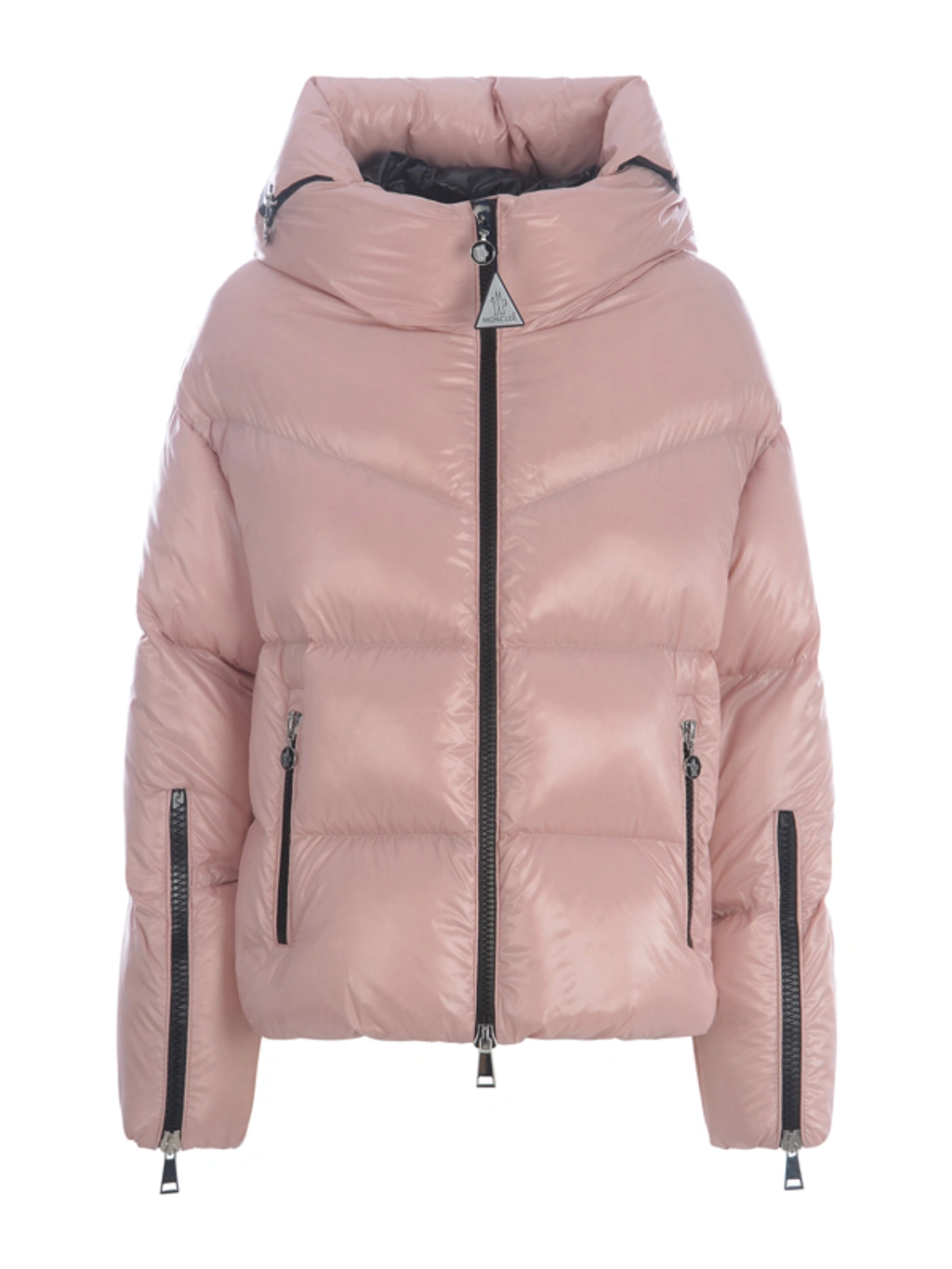 Moncler Huppe Short Down Jacket In Rosa | ModeSens