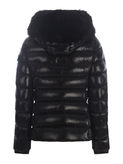Shop Moncler Down Jacket  "bady" In Nero