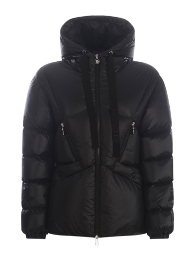 Shop Moncler Down Jacket  "seine" In Nero