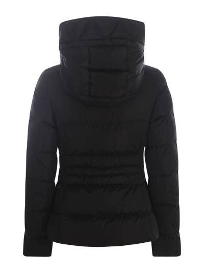 Moncler Short Down Jacket  "avoce" In Nero