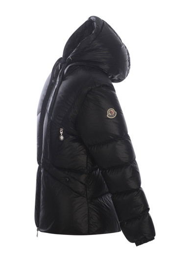 Shop Moncler Down Jacket  "seine" In Nero