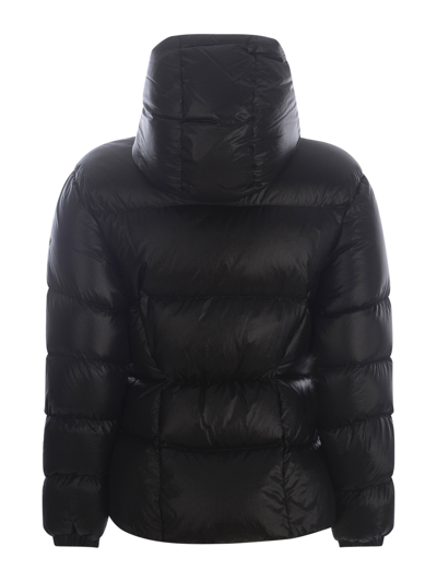 Moncler Seine Long-sleeved Cotton Suit In Nero