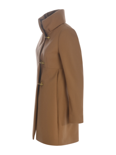 Fay Romantic Coat In Cammello