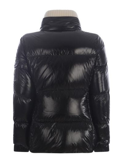 Shop Moncler Down Jacket  "vistule" In Nero