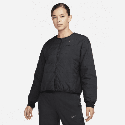 Nike Therma-fit Swift Running Jacket In Black