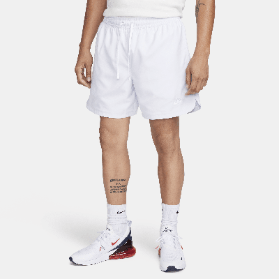 Shop Nike Men's  Sportswear Sport Essentials Woven Lined Flow Shorts In Grey