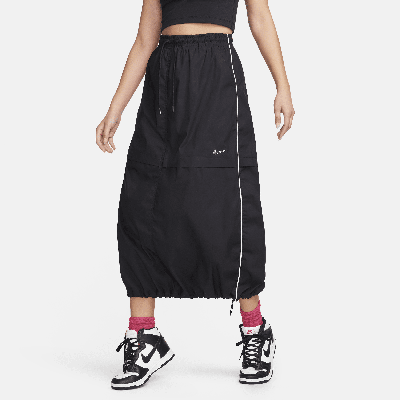 Shop Nike Women's  Sportswear Woven Skirt In Black