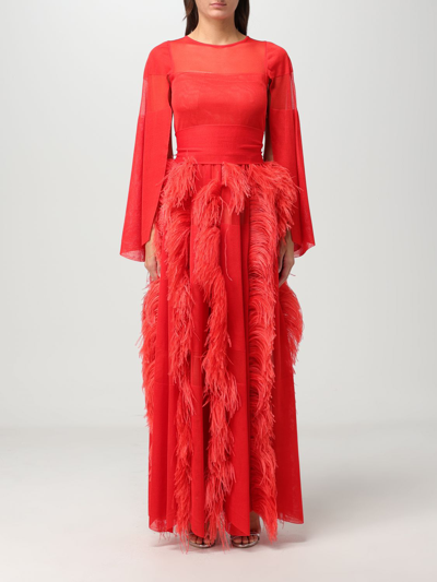 Shop Antonino Valenti Dress  Woman Color Red