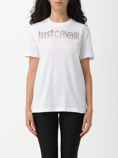 Shop Just Cavalli T-shirt  Woman Color White