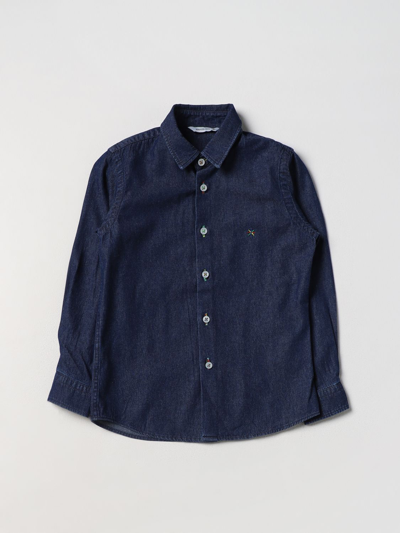 Shop Manuel Ritz Shirt  Kids Color Blue