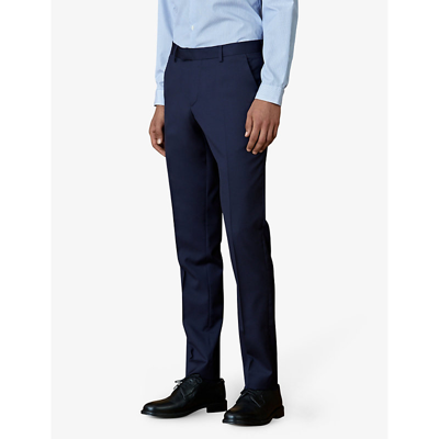 Shop Balibaris Men's Navy Taylor Suit Trousers
