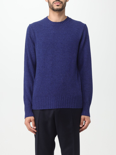 Shop Doppiaa Sweater  Men Color Blue 1
