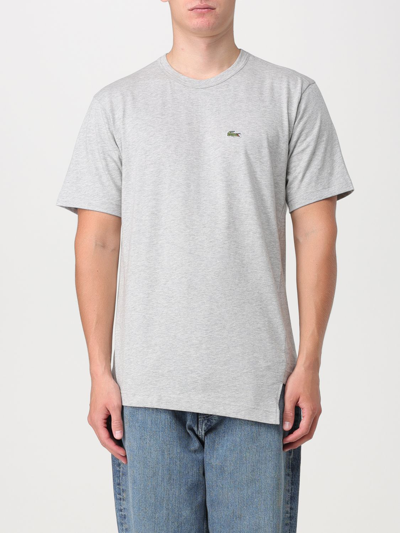 Shop Comme Des Garçons Shirt T-shirt Comme Des Garcons Shirt X Lacoste Men Color Grey