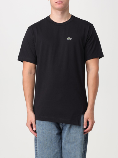 Shop Comme Des Garçons Shirt T-shirt Comme Des Garcons Shirt X Lacoste Men Color Black