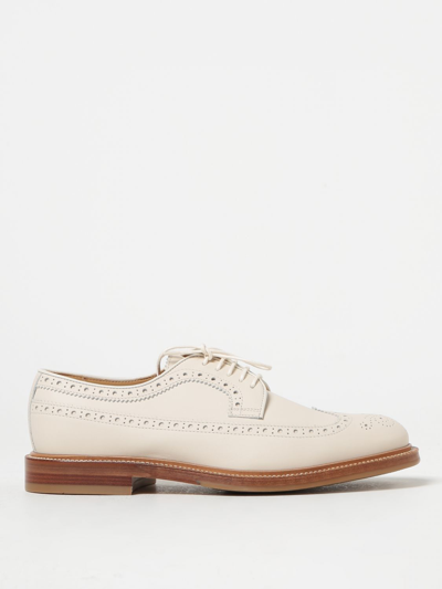 Shop Brunello Cucinelli Brogue Shoes  Men Color Ivory