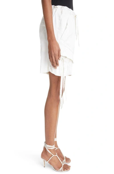 Isabel Marant Nala Cargo Shorts In White