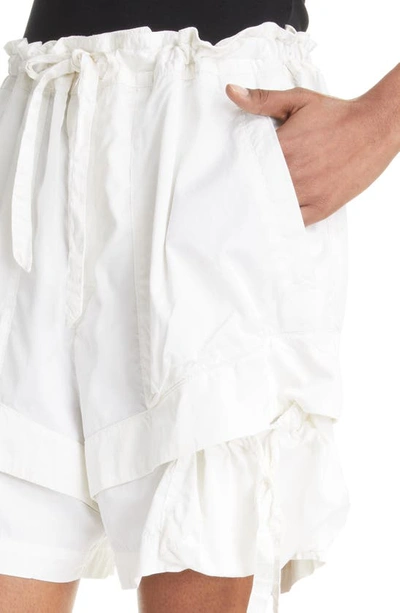 Isabel Marant Nala Cargo Shorts In White
