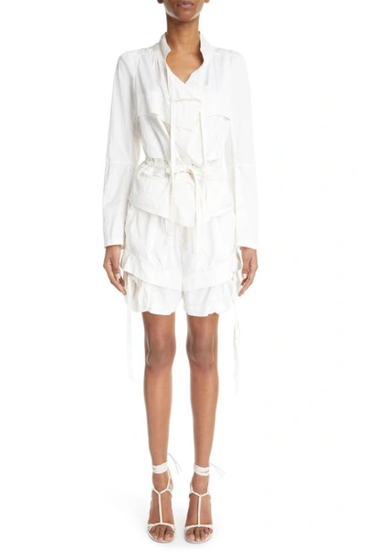 Isabel Marant Nala Cargo Shorts In White