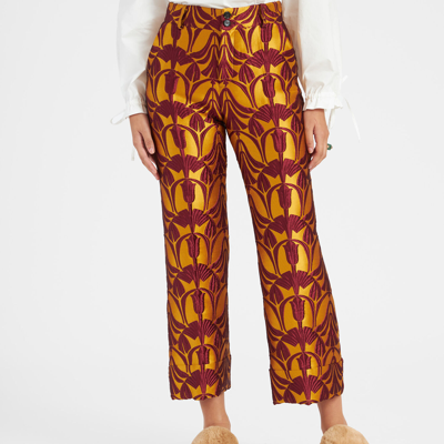 Shop La Doublej Hendrix Pants In Papyrus Gold