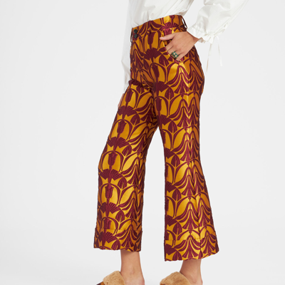 Shop La Doublej Hendrix Pants In Papyrus Gold