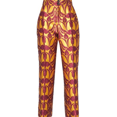 Shop La Doublej Hendrix Pants In Papyrus Gold