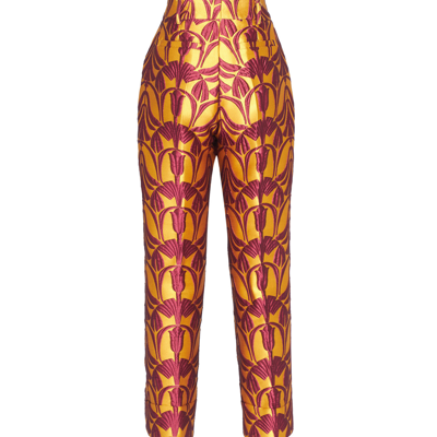 Shop La Doublej Hendrix Pants In Papyrus Gold