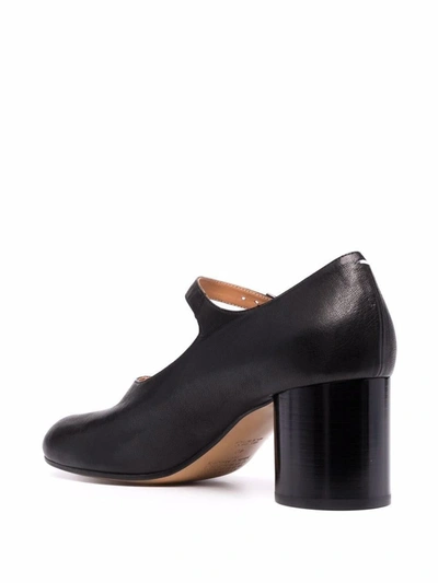 Shop Maison Margiela Tabi Block-heel In Black