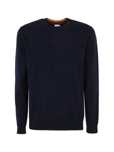 Shop Paul Smith Gents Pullover Crew Neck Clothing In Blue