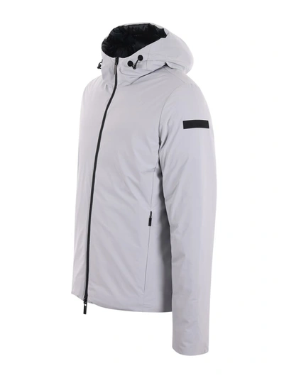 Shop Rrd Reversible Down Jacket In Ghiaccio/nero