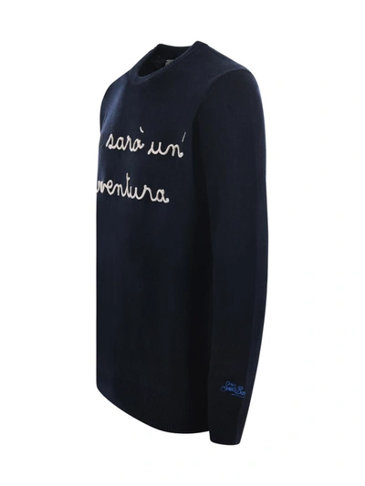 Shop Mc2 Saint Barth Sweater In Blue