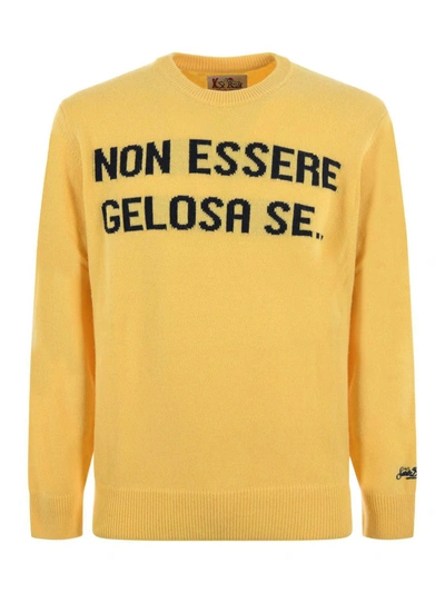 Shop Mc2 Saint Barth Sweater In Yellow