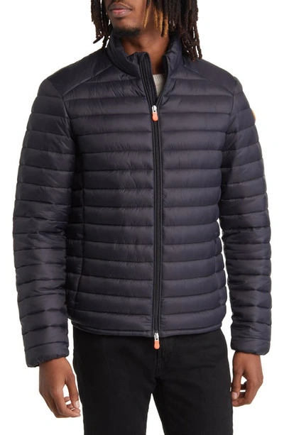 Save The Duck Juncus Hooded Harrington Jacket In Black