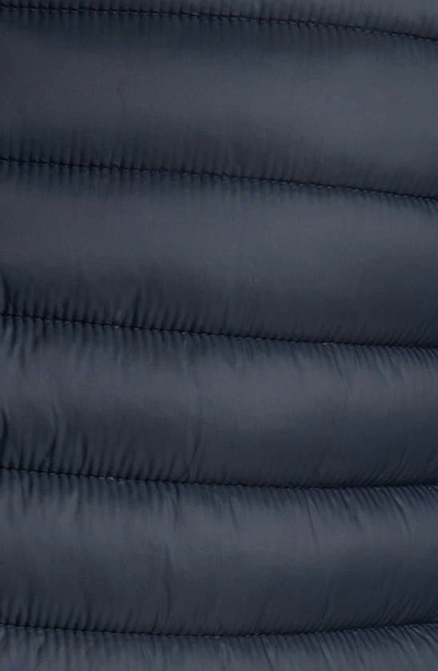 Save The Duck Donald Quilted Hooded Water Resistant Insulated Puffer Jacket In Blue Black