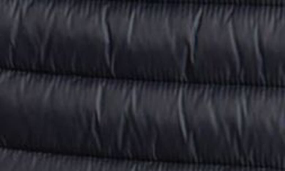 Save The Duck Donald Quilted Hooded Water Resistant Insulated Puffer Jacket In Blue Black