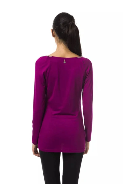 Shop Byblos Purple Viscose Tops &amp; Women's T-shirt