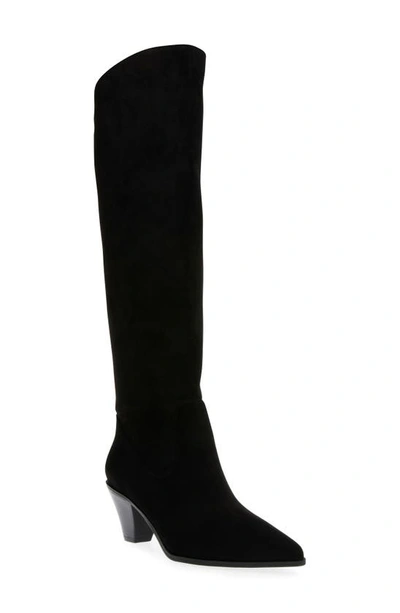 Shop Anne Klein Wei Knee High Boot In Black