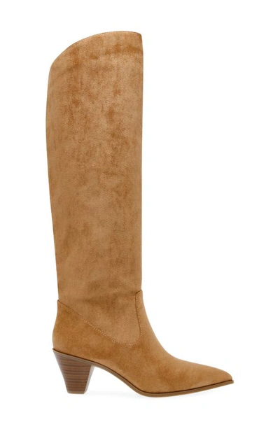 Anne Klein Wei Knee High Boot In Dark Natural